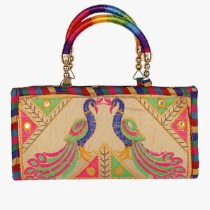 Colorful Embroidered Women's Bag